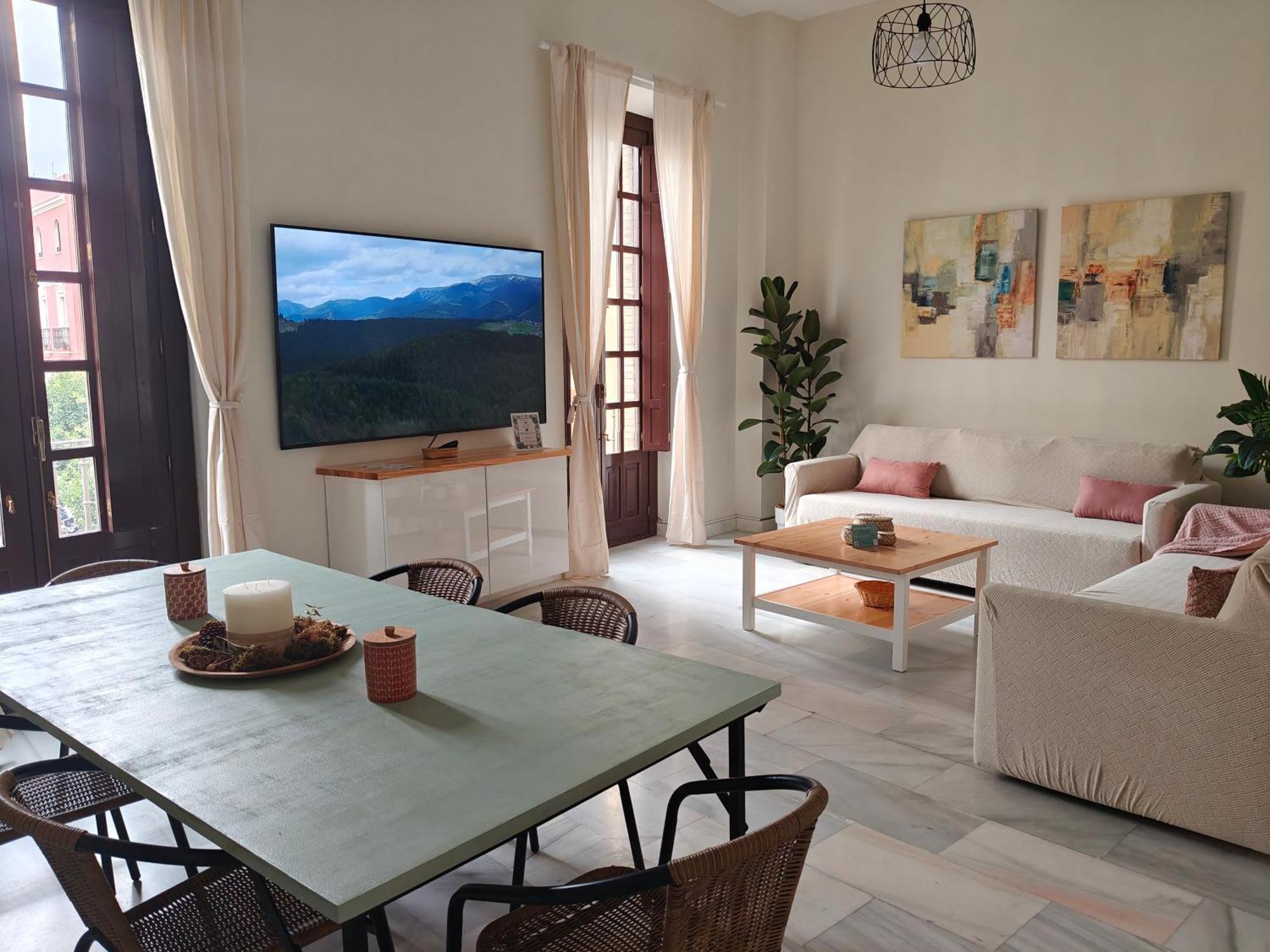 Charming Bright Apartment With Balconies On Cuesta Del Rosario Seville Ngoại thất bức ảnh