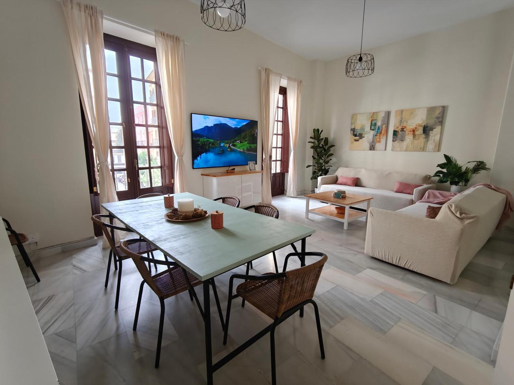 Charming Bright Apartment With Balconies On Cuesta Del Rosario Seville Ngoại thất bức ảnh